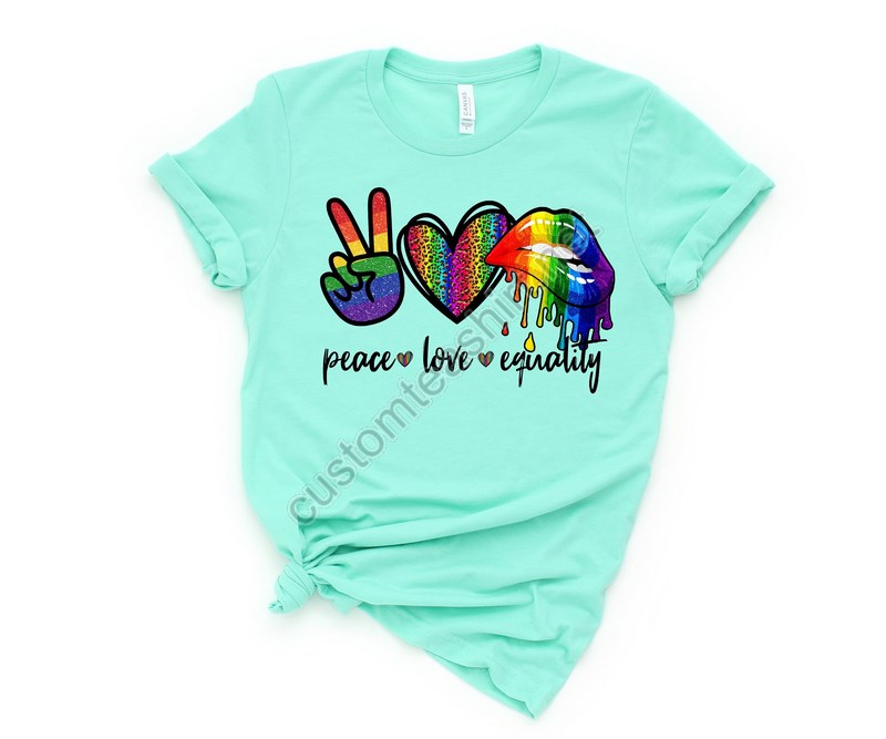 Peace Love Equality Shirt Pride Shirtbe You Lgbtq Shirtpride Month Shirtgay Pride T Shirtlgbtq Giftlesbian Shirtrainbow Peace