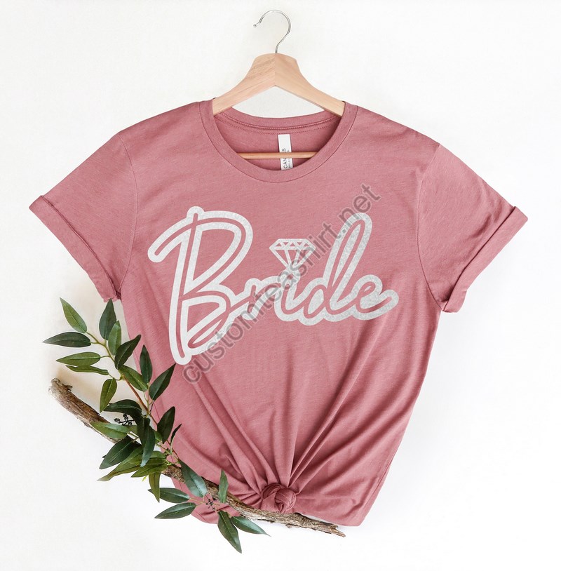 Bride Shirt Bride To Be Engagement Shirt Honeymoon Shirt Bridal Gift Wedding Tee Bridal Shower Gift Bride Tshirt Future Mrs