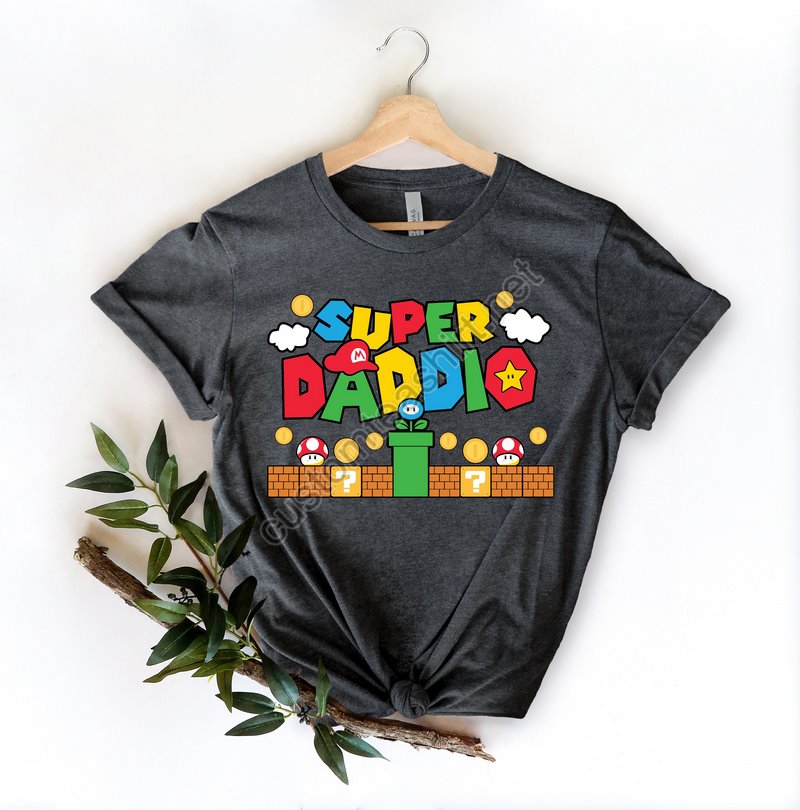 Super Daddio Game Shirtnew Dad Shirtdad Shirtdaddy Shirtfather's Day Shirtbest Dad Shirtgift For Dadsuper Dad Shirtgamer Daddy Shirt