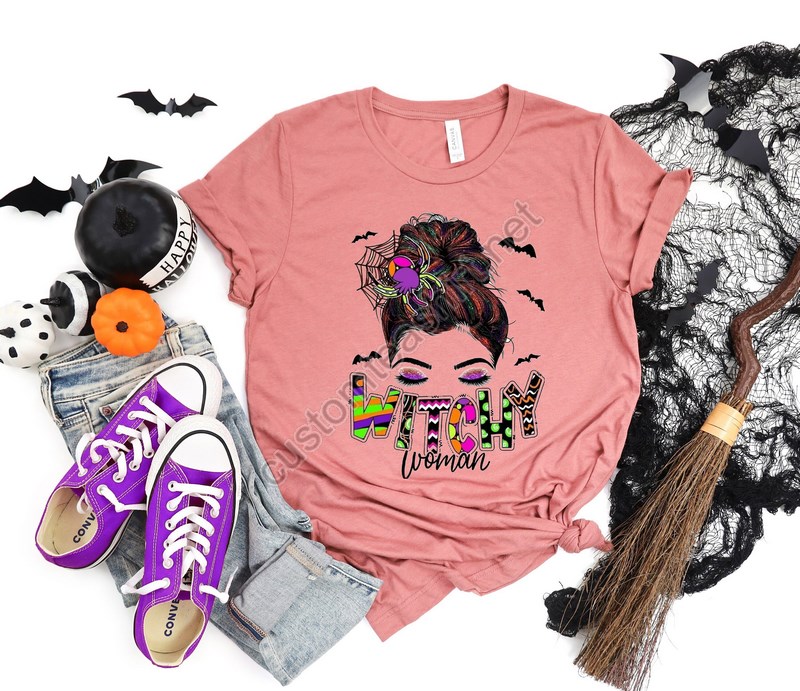 Witchy Woman Shirt Witch Shirt Funny Halloween Shirt Halloween Shirts Halloween Party Tee Witchcraft Shirt Halloween Witch Shirt