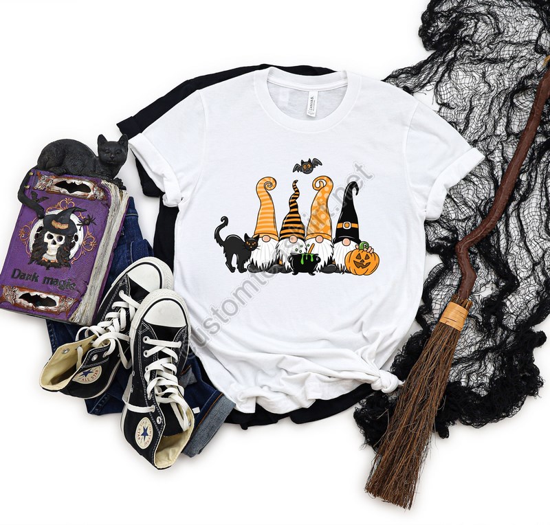 Halloween Gnomes Shirt Halloween Shirt Halloween Gnomes T-shirt Halloween Funny Shirt Halloween Gnome Tee Halloween T-shirt