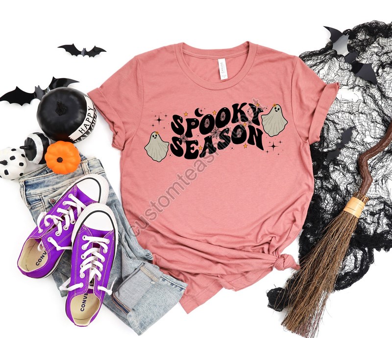 Spooky Season Shirtfall Shirt Spooky Season Halloween Shirt Halloween T-shirt Halloween Vibes Halloween Funny Gift Tee