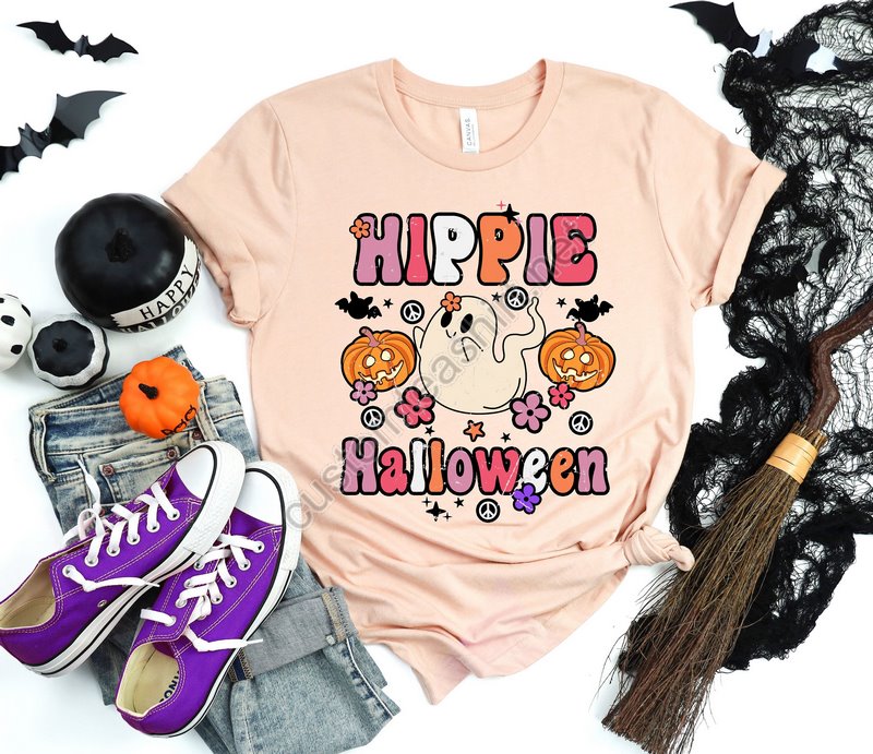 Hippie Halloween Shirt Retro Halloween Shirt Funny Cow Shirt Funny Halloween Gifts Halloween Shirt Halloween Matching Shirt