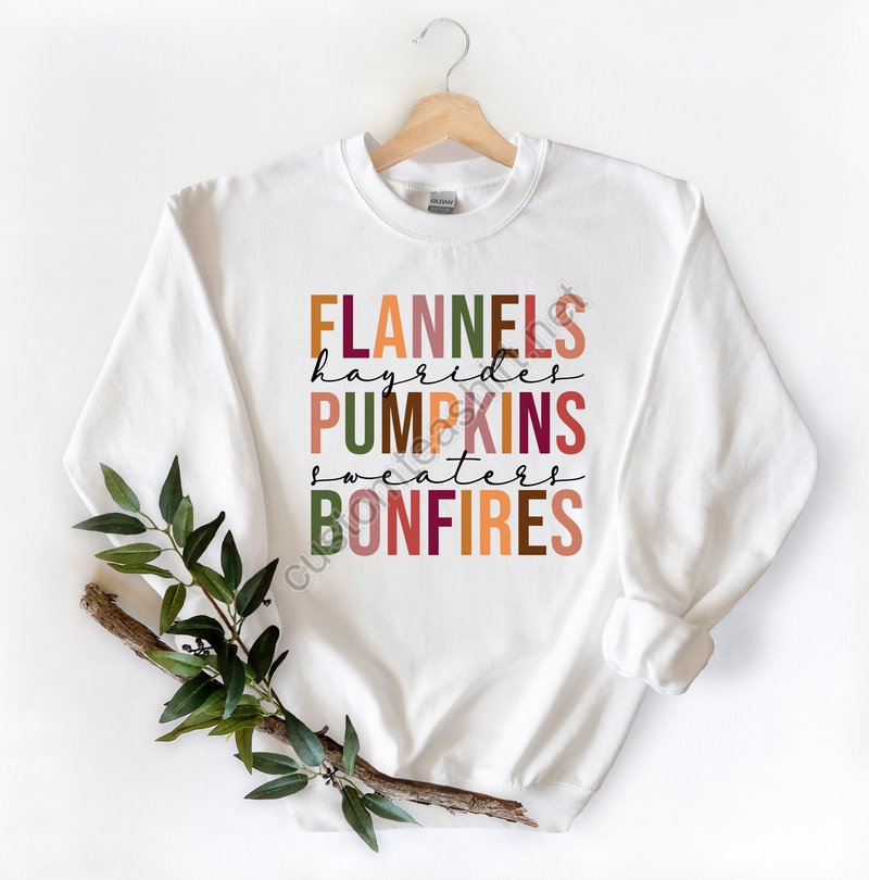 Flannels Hayrides Pumpkins Sweatersbonfires Shirtthanksgiving Shirtpumpkin Spice Seasonthanksgiving Matching Shirtthankful Shirt