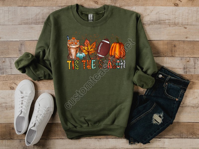 Tis The Season Sweatshirtthanksgiving Shirtthankful Teefall Shirthello Pumpkinfamily Matching Shirtfall Sweatshirtfootball Sweatshirt