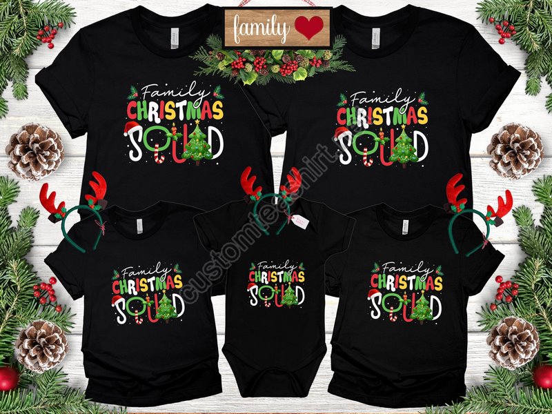 Christmas Family Squad Shirtchristmas Family Shirtchristmas Giftholiday Giftchristmas Family Matching Shirtchristmas Sweatshirt