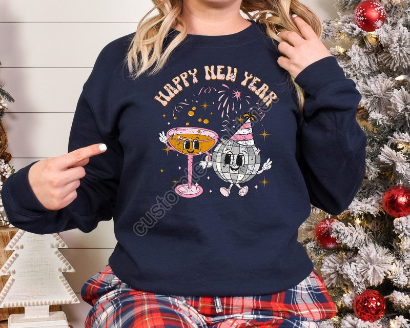 Cheers To The New Year Shirt2023 Happy New Year Sweatshirthappy New Year Shirt New Years Shirt 2023 Christmas Happy New Year Shirt