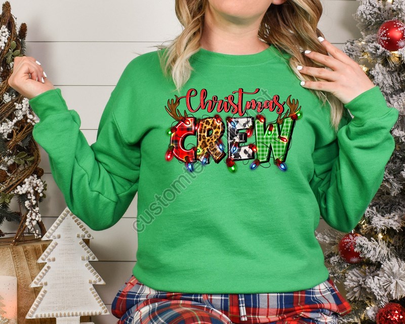 Christmas Crew Sweatshirtfamily Matching Christmas Shirtmatching Family Christmas Sweaterwinter Sweatshirtchristmas Shirt For Woman