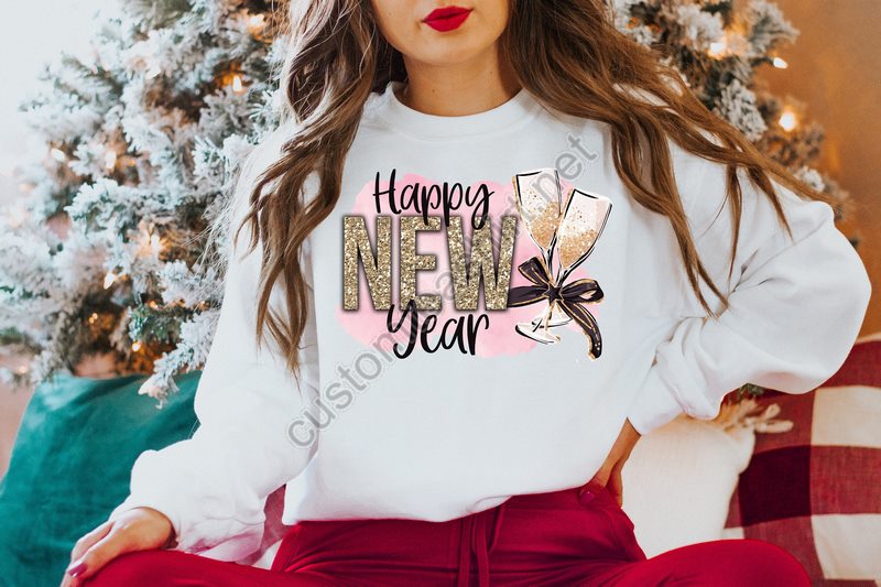 Cheers To The New Year Shirt2023 Happy New Year Sweatshirthappy New Year Shirt New Years Shirt 2023 Christmas Happy New Year Shirt