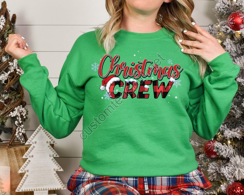 Christmas Crew Sweatshirtfamily Matching Christmas Shirtmatching Family Christmas Sweaterwinter Sweatshirtchristmas Shirt For Woman