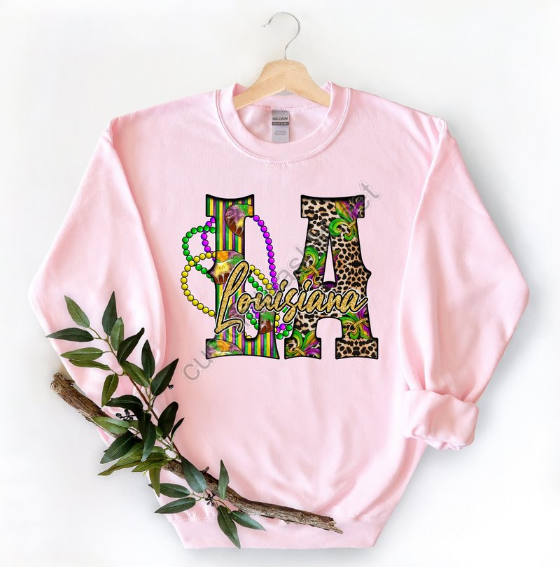 Louisiana Leopard Sweatshirt Nola Shirtfat Tuesday Shirtflower De Luce Shirtlouisiana Shirtsaints New Orleans Shirtcrawfish Sweatshirt