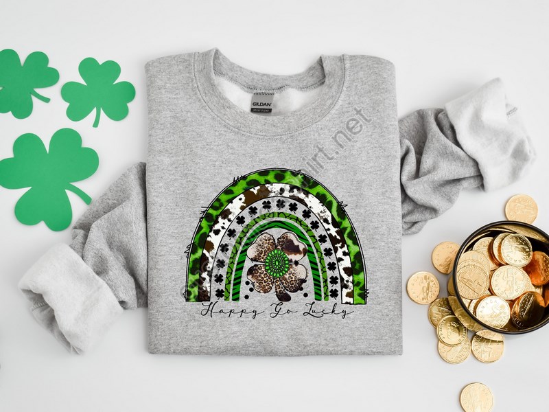 St Patricks Leopard Shirtst Patricks Day Shirtwomens St Paddyscute St Pattys Shirtst Pattys Womenpatrick Sweatshirtlove Patrick Shirt