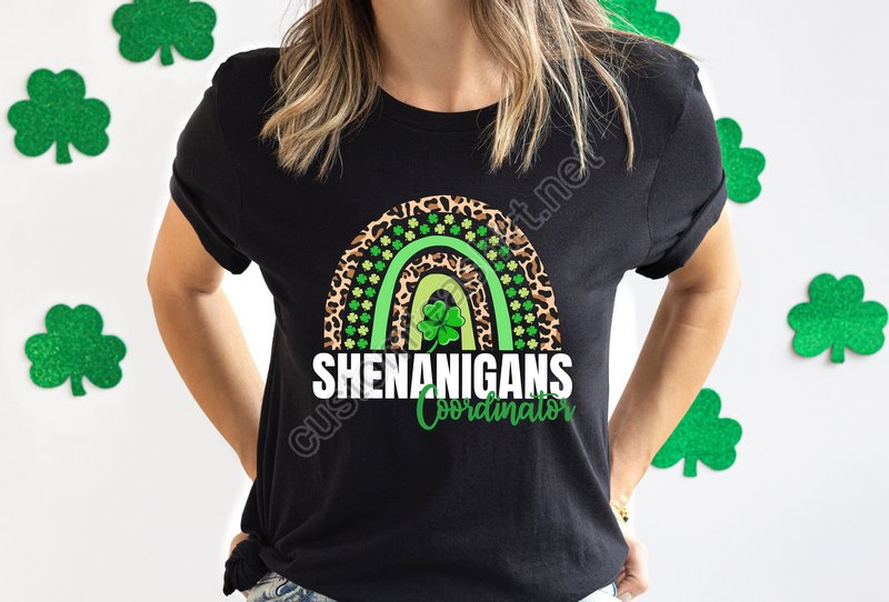 Shenanigans Coordinator St Patrick's Day Shirtlucky Shirthappy Go Luckyshamrock Shirtst Patty's Shirtst Patrick's Day Giftirish Shirt