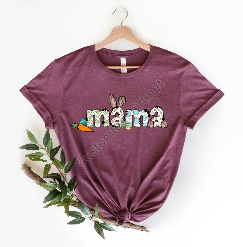 Mama Bunny Shirteaster Gift For Momeaster Womens Sweathirtmama Bunny T-shirteaster Mom Shirtmama Bunny Easter Sweatshirt