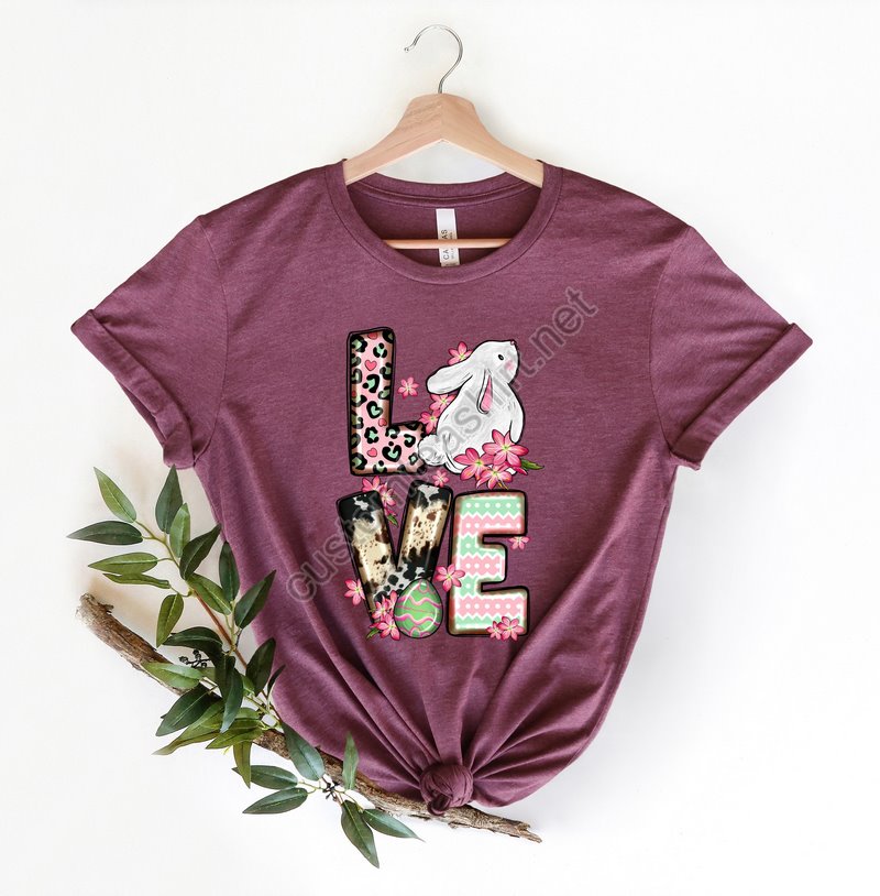 Easter Love Shirteaster Woman Shirteaster Love Bunny Shirteaster Matching Shirteaster Bunny Shirteaster Bunny Gifteaster Family Shirt