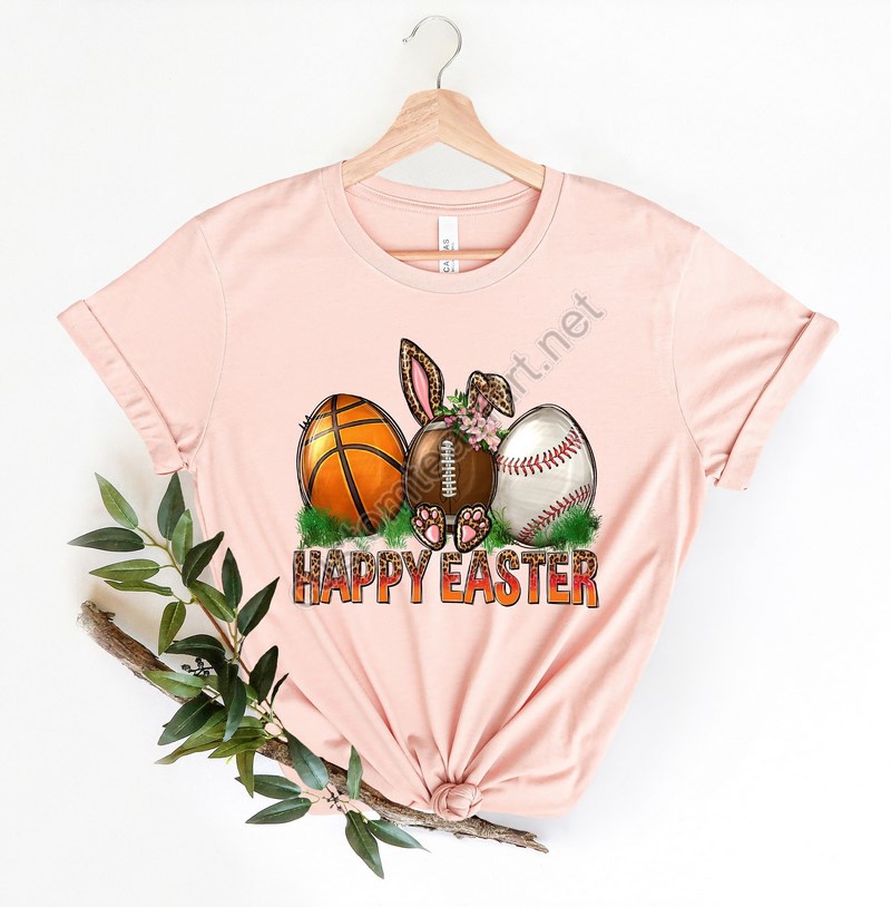 Happy Easter Sports Shirt Happy Easter Bunny Shirt Happy Easter Bunny Ears Shirt Bunny Ears Shirt Happy Eastergameday Gift