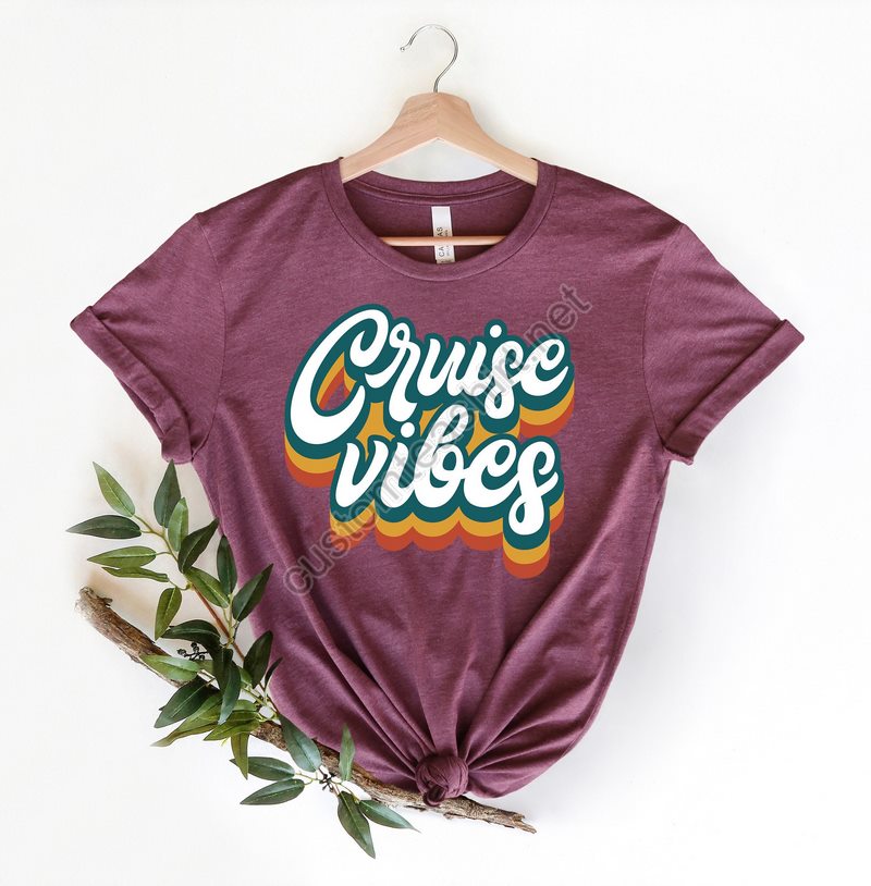 Cruise Vibes Shirtcruise Life Shirtcruise Vacation Teefamily Cruise Matching Shirtsummer Friend T-shirtcruise Squad Shirt