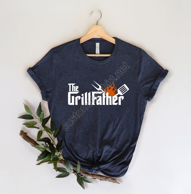 The Grill Father Shirt The Grillfather Tee The Godfather Tee Father's Day Grill Shirt Father's Day Shirt Gift For Father Cute Dad Tee