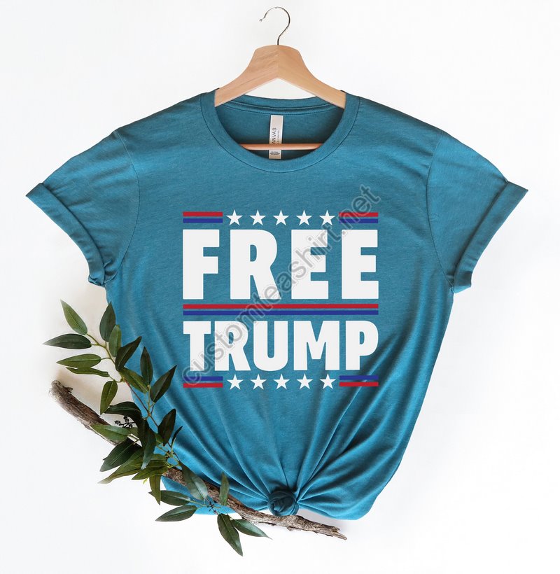 Justice For Trump Shirt I Stand With Trump Shirts Free Trump T-shirts Trump 2024 Shirts Maga Shirts Save America Tees