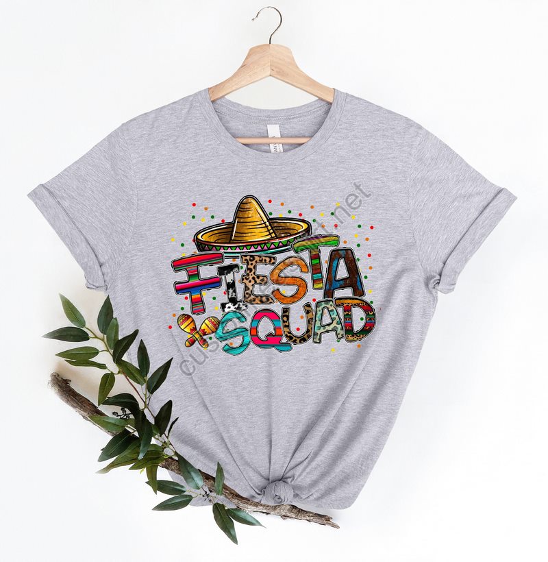 Fiesta Squad Shirts Tequila Shirt Cinco De Mayo Party Shirt Funny Fiesta Shirtcinco De Mayo Festival Shirt