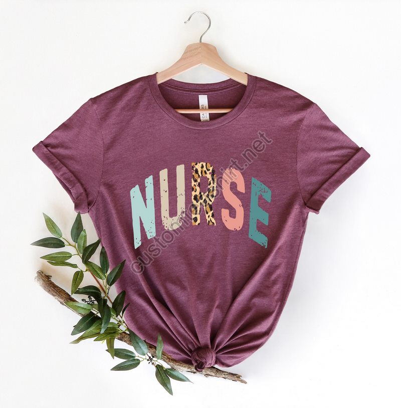 Nurse Shirts Rn Shirts Nurse Shirts Nurse Week Rn Leopard Nurse Shirt Nurse Life Shirt Registered Nurse Shirt Nursing Shirt