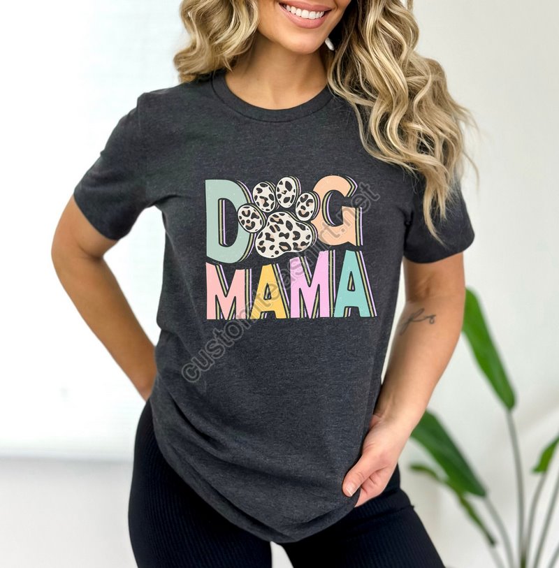 Dog Mama Shirt Dog Mom Gift Dog Mom T Shirt Dog Mom T-shirt Dog Lover Gift Fur Mama Shirt Pet Lover T Shirt Dog Lover Tee