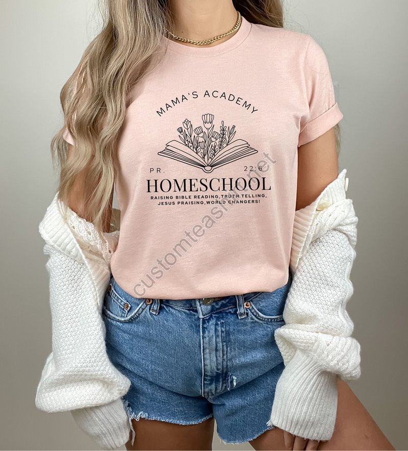 Mama's Academy Homeschool Shirt Homeschool Mama Shirt Sweatshirt Hoodie Home Sweet Shirt Mom Academy Shirt Christian Mom Shirt