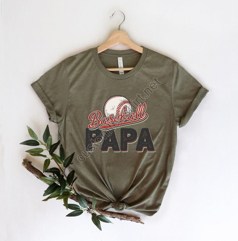 Baseball Papa Shirt Shirt For Baseball Grandpa Gift For Grandpa Fathers Day Gift Grandpa Baseball Shirt Baseball Tshirt Birthday Gift