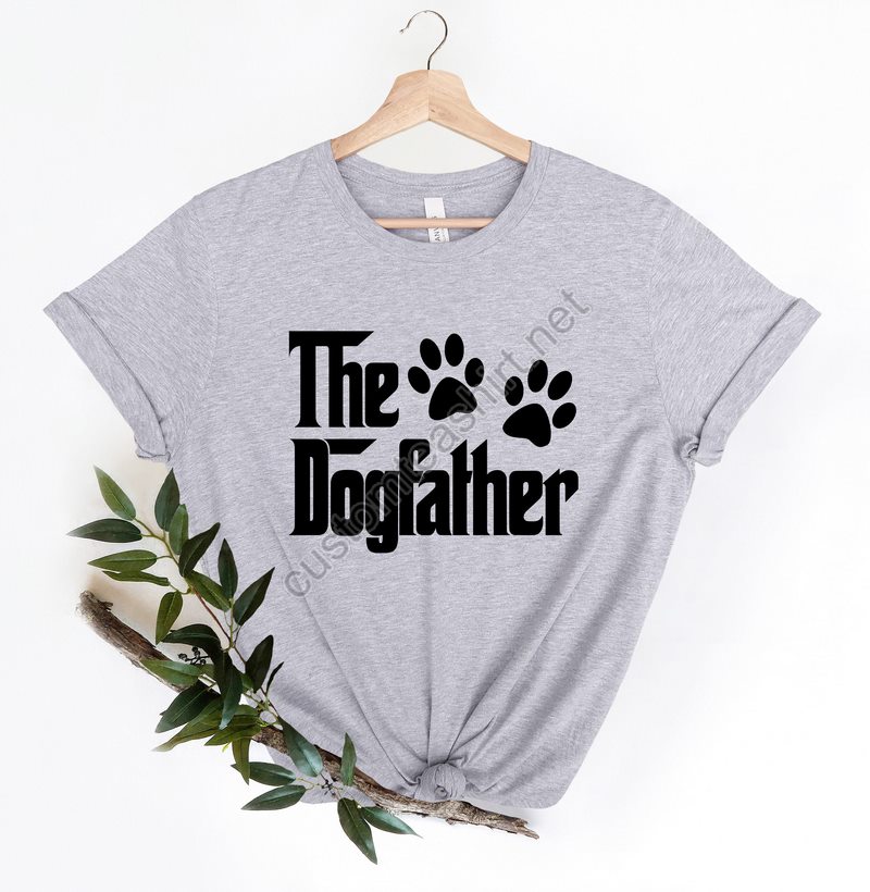 The Dogfather Shirt Dod Dad Tshirt Dog Owner Men Tshirt Father's Day Dog Dad Tshirt Dog Daddy Teepet Lover Men Shirtdaddy Shirt