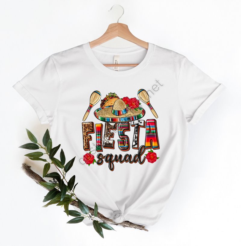 Fiesta Squad Shirt Cinco De Mayo Matching Shirt Cinco De Mayo Shirt Fiesta Shirt Bachelorette Party Vacation Shirt Party Shirt