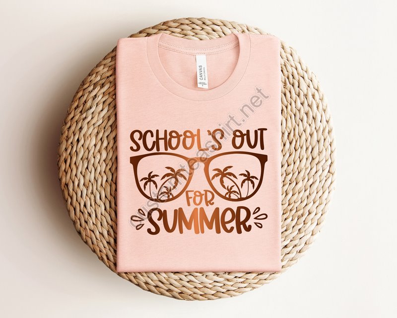 Schools Out For Summer Shirt Happy Last Day Of School Shirtend Of The School Year Shirt Summer Holiday Shirt Teacher Life Shirt