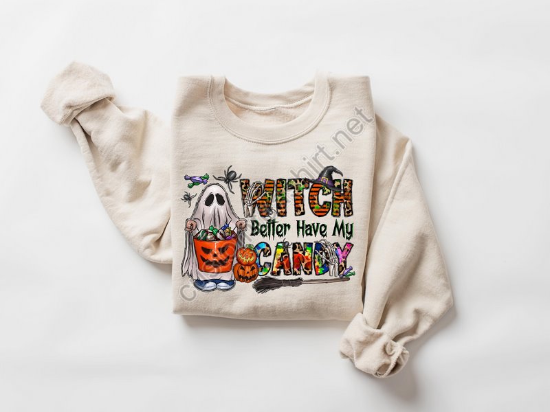 Witch Better Have My Candy Sweatshirt Halloween Trick Or Treat Tee Halloween Trick Or Treat Funny Halloween Shirttoddler Halloween Shirt