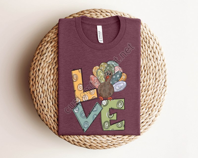 Thanksgiving Sweatshirt Thanksgiving Shirt Love Turkey Shirt Thanksgiving Women Shirt Thanksgiving Gift Thanksgiving Sweatshirt