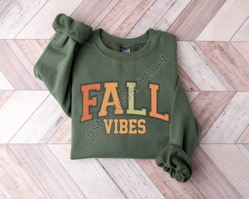 Fall Vibes Sweatshirt Halloween Sweatshirt Fall Sweatshirt Fall Leopard Sweatshirt Fall Time Sweatshirt Cute Thanksgiving Sweatshirt