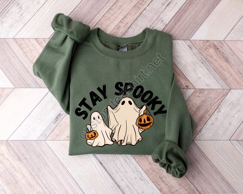 Stay Spooky Sweatshirt Halloween Sweatshirt Halloween Gift Hoodie Womens Halloween Sweatshirt Spooky Season Shirt Ghost Halloween