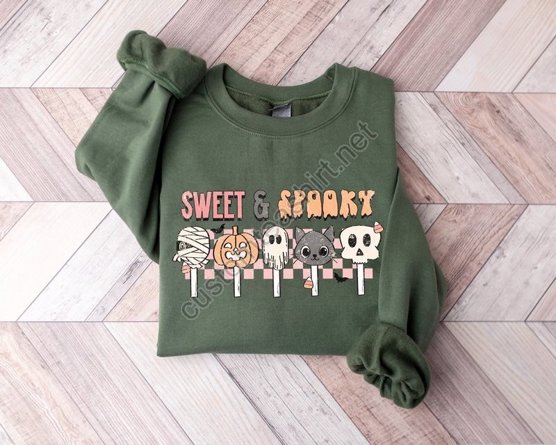 Spooky Vibes Sweatshirt Retro Halloween Sweatshirt Spooky Halloween Shirt Funny Halloween Shirt Halloween Shirt Halloween Gift