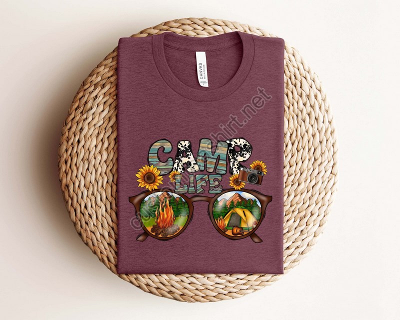 Camp Life Shirt Camping Shirt Camp Shirt Women Funny Camping Shirt Camping Gift Camping Shirt Funny Camper Shirt Caravan Shirt