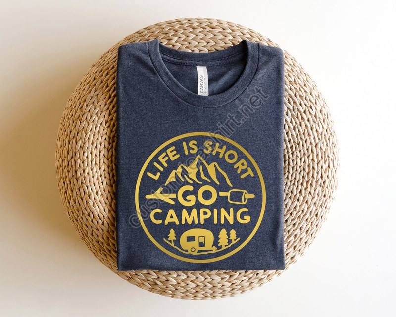 Camp Life Shirt Camp Shirt Camp Life Leopard Shirt Camping Crew Shirt Camping Shirt Life To Short Go Camping Shirt Adventure Shirt