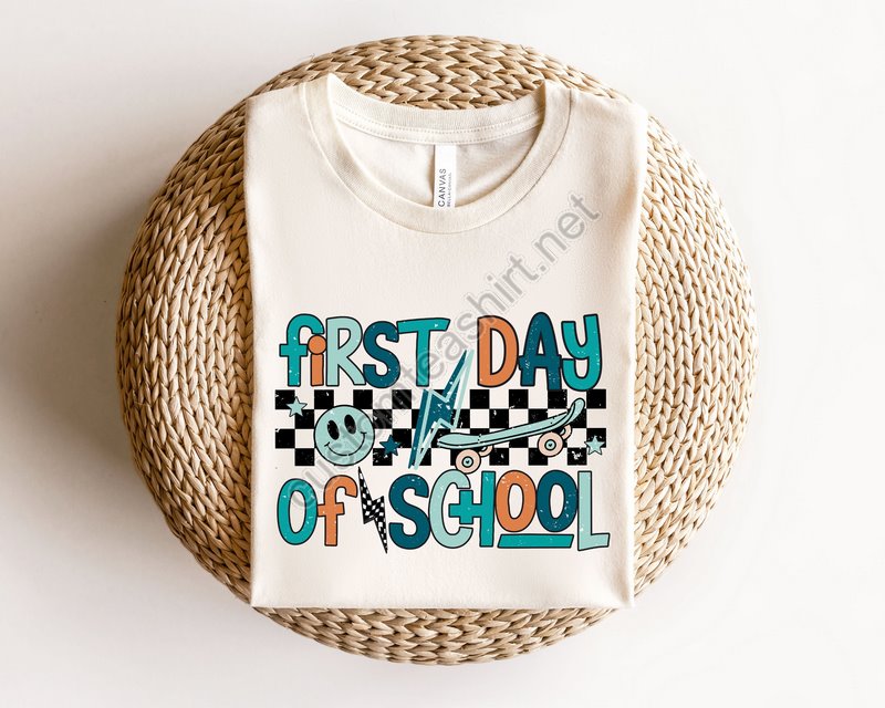 First Day Of School Shirt Happy First Day Of School Shirt Teacher Shirt Teacher Life Shirt School Shirts 1st Day Of School Shirt