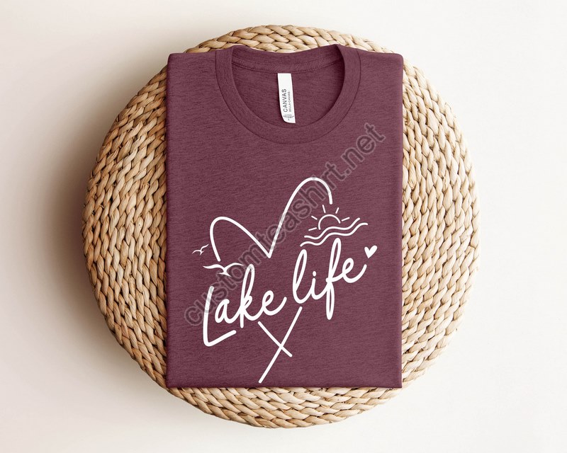 Lake Life Shirt Lake Shirt Gift For Travel Lover Gift For Adventurer Wildlife Shirtsvacation Shirtsgift For Hercamper Shirt Lakelife