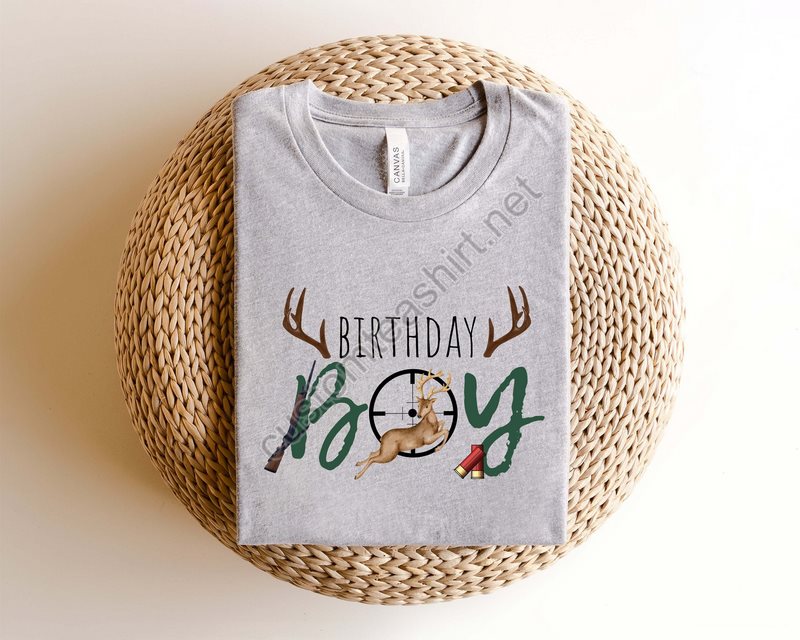 Birthday Boy Deer Hunting Shirt Shirt Deer Hunting Shirt Boy Hunting Shirt Youth Toddler Shirt Country Boy Shirt Hunting Themed Party