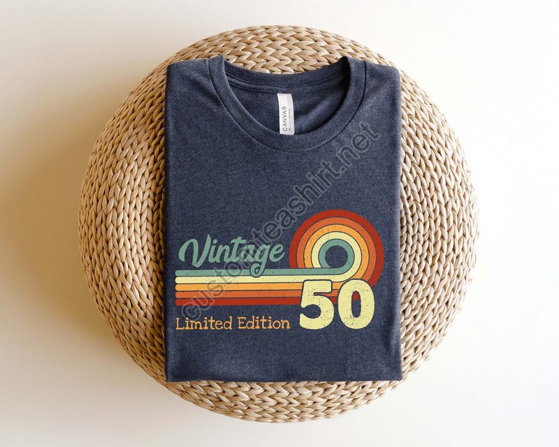 50th Birthday Shirtbirthday Party Teeretro 50th Shirtlimited Edition Birthday Shirtit's My Birthday Shirtfunny Birthday Shirt