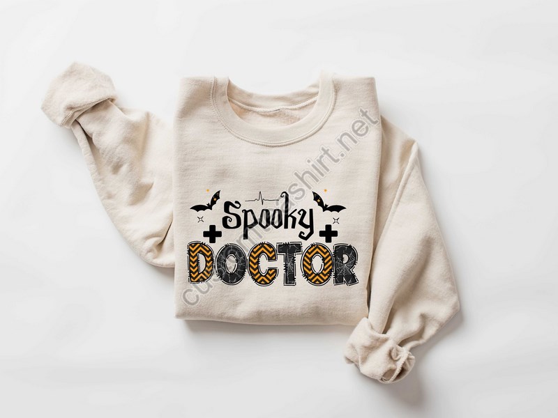 Spooky Doctor Sweatshirt Halloween Doctor Shirthalloween Doctor Shirt Doctor Fall Shirt Doctor Halloween Doctor Tee Halloween Shirt