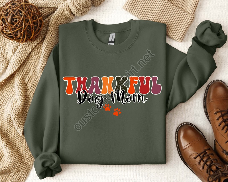 Dog Paw Print Thanksgiving Sweatshirt Paw Print Pumpkin Sweatshirt Dog Lover Pumpkin Sweatshirt Love Dog Sweatshirtdog Mom Sweatshirt