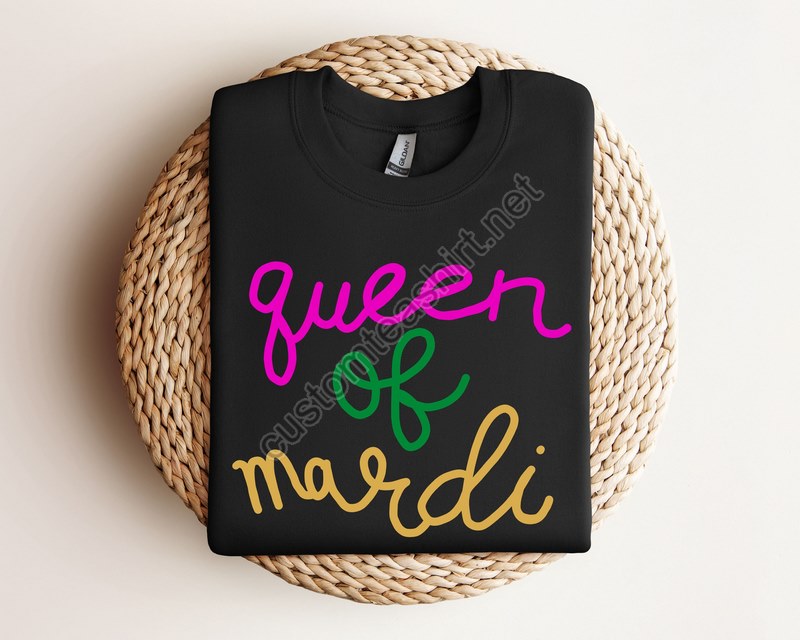 Mardi Gras Queen Sweatshirt Nola Shirtfat Tuesday Shirtflower De Luce Shirtlouisiana Shirtsaints New Orleans Shirtmardi Gras Day