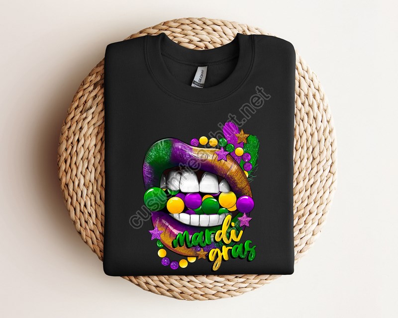 Mardi Gras Lips Sweatshirt Hoodie Mardi Gras Shirt This Girl Needs A Drink Mardi Grass Festival Shirt New Orleans Shirt