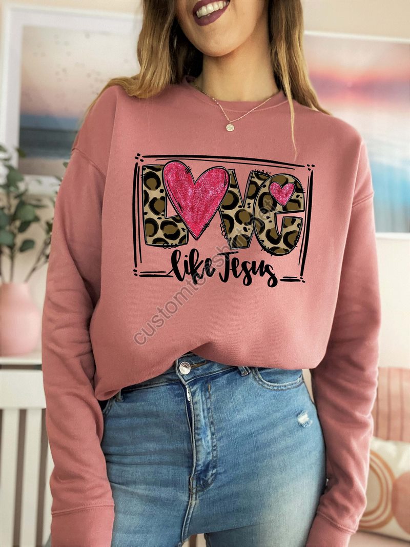 Jesus Is My Valentine Sweatshirt Jesus Valentine's Day Sweater Christian Valentine Hoodie Religious Valentine Gift Jesus Lover Vday Gift