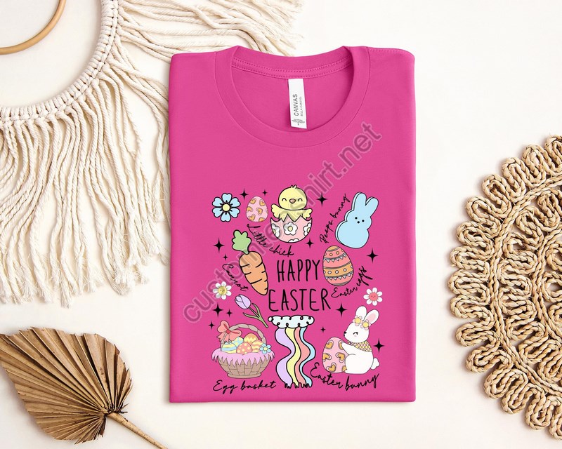 Happy Easter Day Shirteaster Day Shirtscute Easter Shirtseaster Day Shirt For Woman Easter Bunny Shirteaster Bunny Kids Shirt