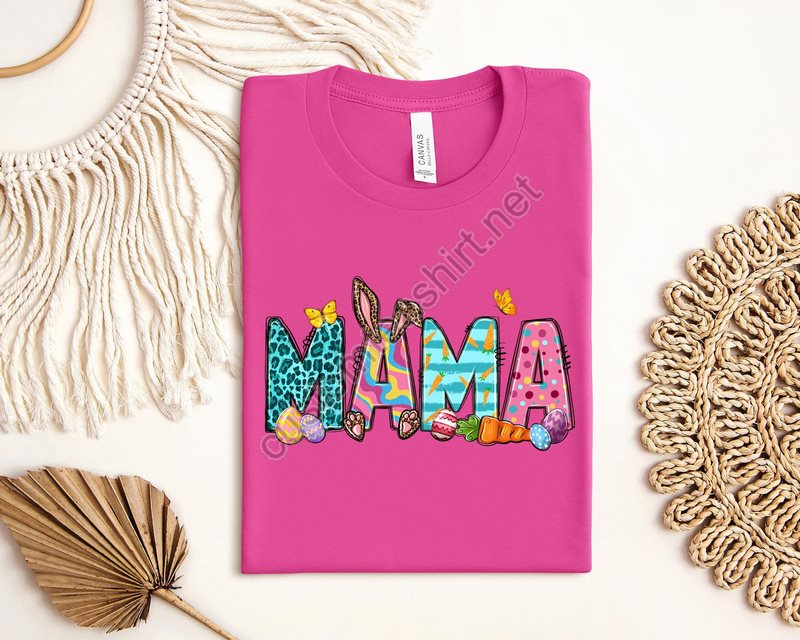 Mama Bunny Sweatshirt Happy Easter Sweater Mama Bunny Easter Sweatshirt Easter Expecting Mama Top Mama Easter Sweatshirt Or Hoodie