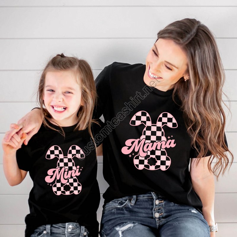 Mama Bunny Easter Shirt Mama Mini Easter Shirt Mommy And Me Shirt Easter Matching Outfit Easter Toddler Shirt Cute Easter Tee